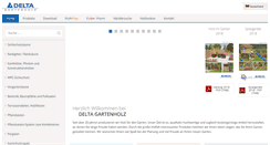 Desktop Screenshot of delta-gartenholz.com