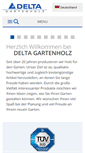Mobile Screenshot of delta-gartenholz.com